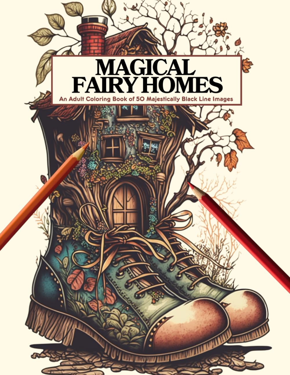 Magical Fairy Homes Coloring Book, Lizzie Malone