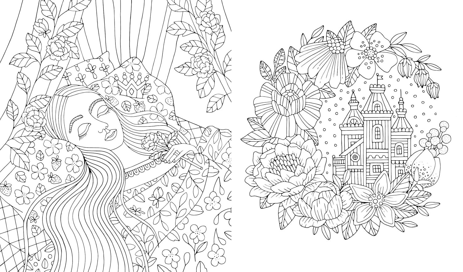 Fairy Tales & Folklore Coloring Book - Imagem 3