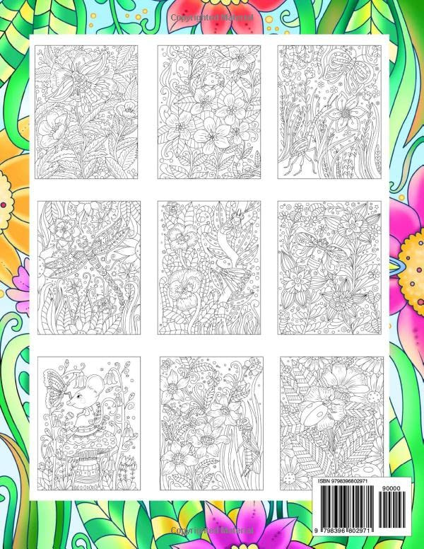Secret Garden Friends Coloring Book, Ava Browne - Imagem 2