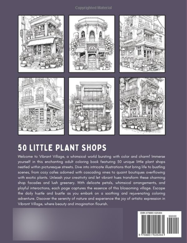 Little Plant Shops: Coloring Book, Lolita Diamond - Imagem 2