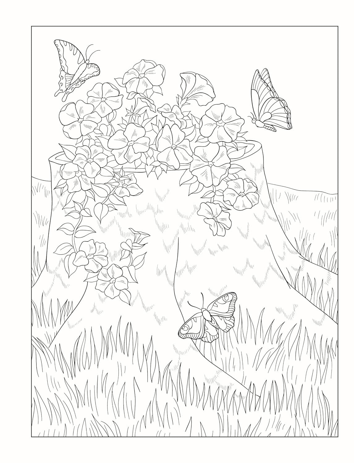 Creative Haven Flower Fancy Coloring Book, Jessica Mazurkiewicz - Imagem 6