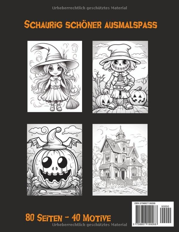Halloween Malbuch Coloring Book - Imagem 2