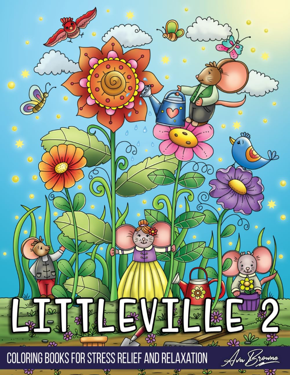Littleville 2 Coloring Book, Ava Browne