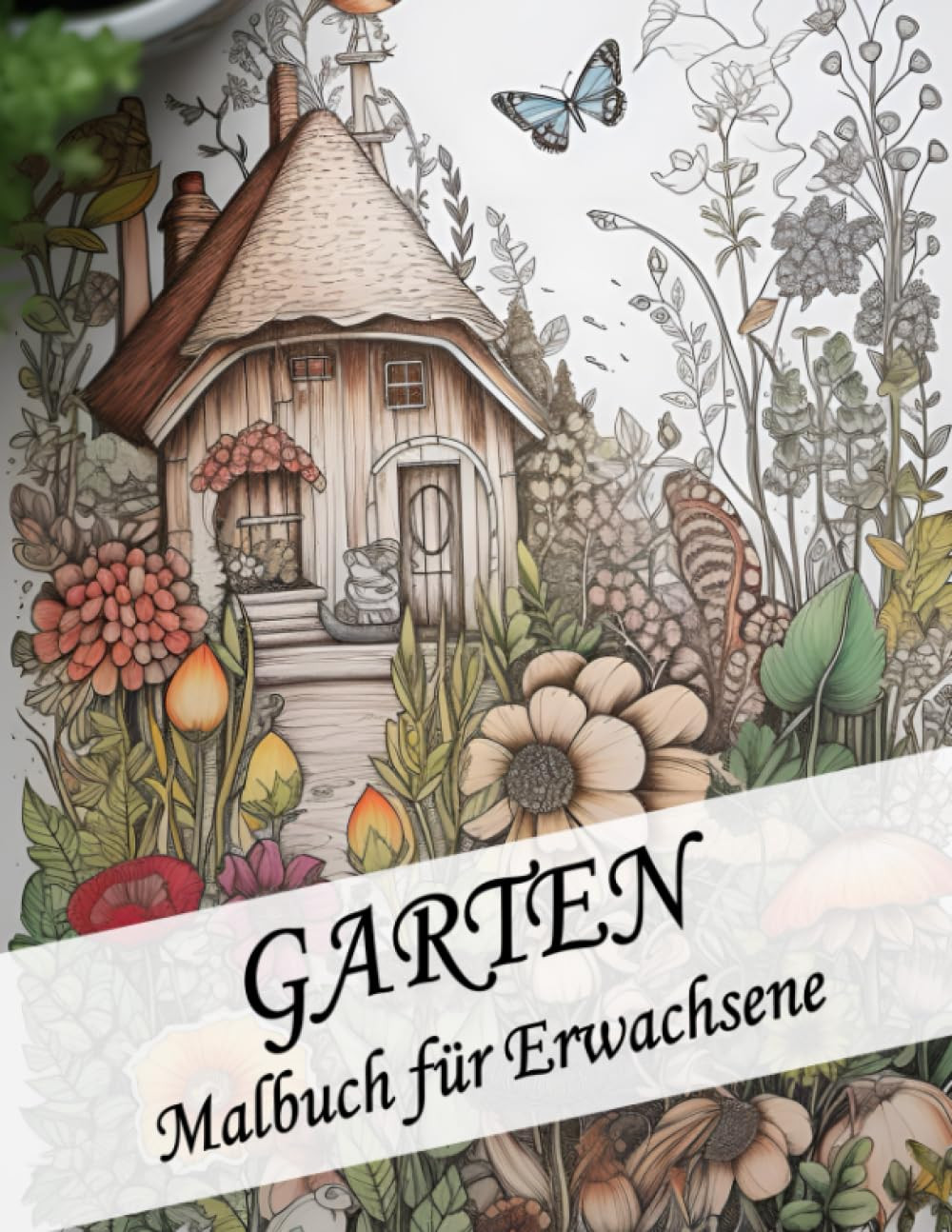 Malbuch fuer Erwachsene Garten 3_0, Lera Lisa