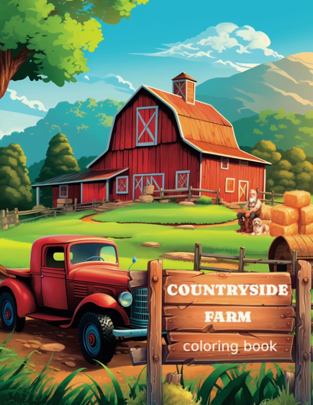 Countryside Farm Coloring Book, Artistic Explorers