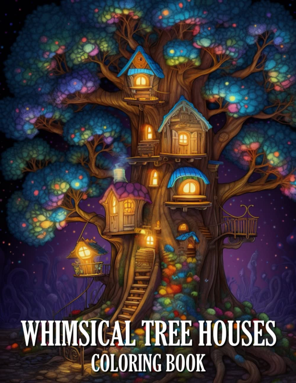Whimsical Tree Houses Coloring Book, Tony Clark