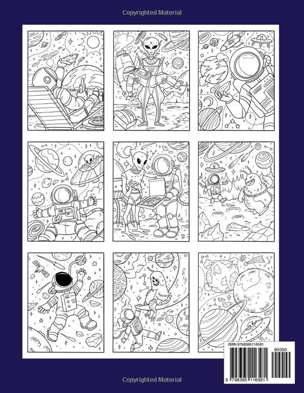Outer Space Coloring Book, Ava Browne - Imagem 2