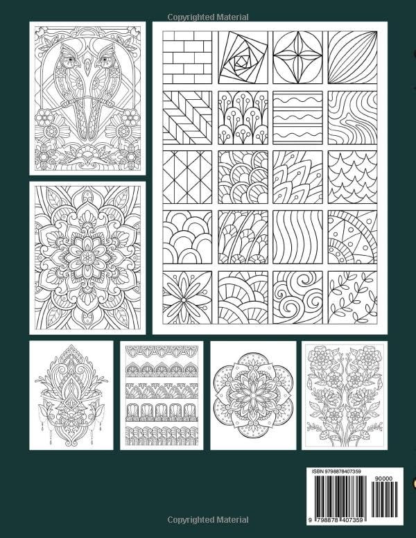 Mindful Pattern:  Coloring Book, Coco Wyo - Imagem 2