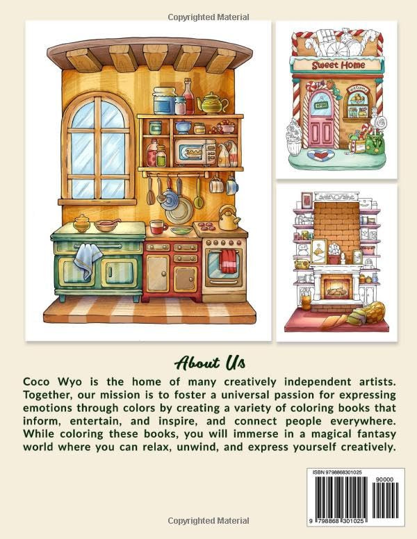 Relaxing Corner Coloring Book, Coco Wyo - Imagem 2