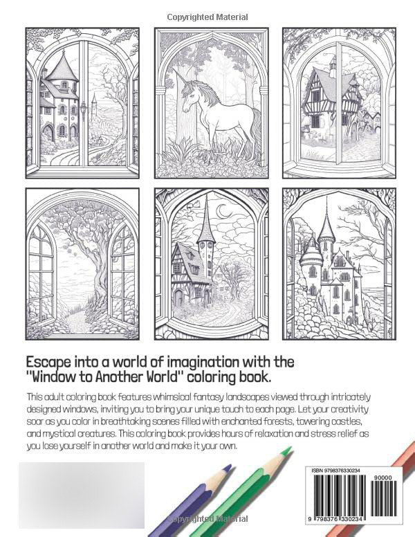 Window to Another World An Adult Coloring, Clair Essa - Imagem 2