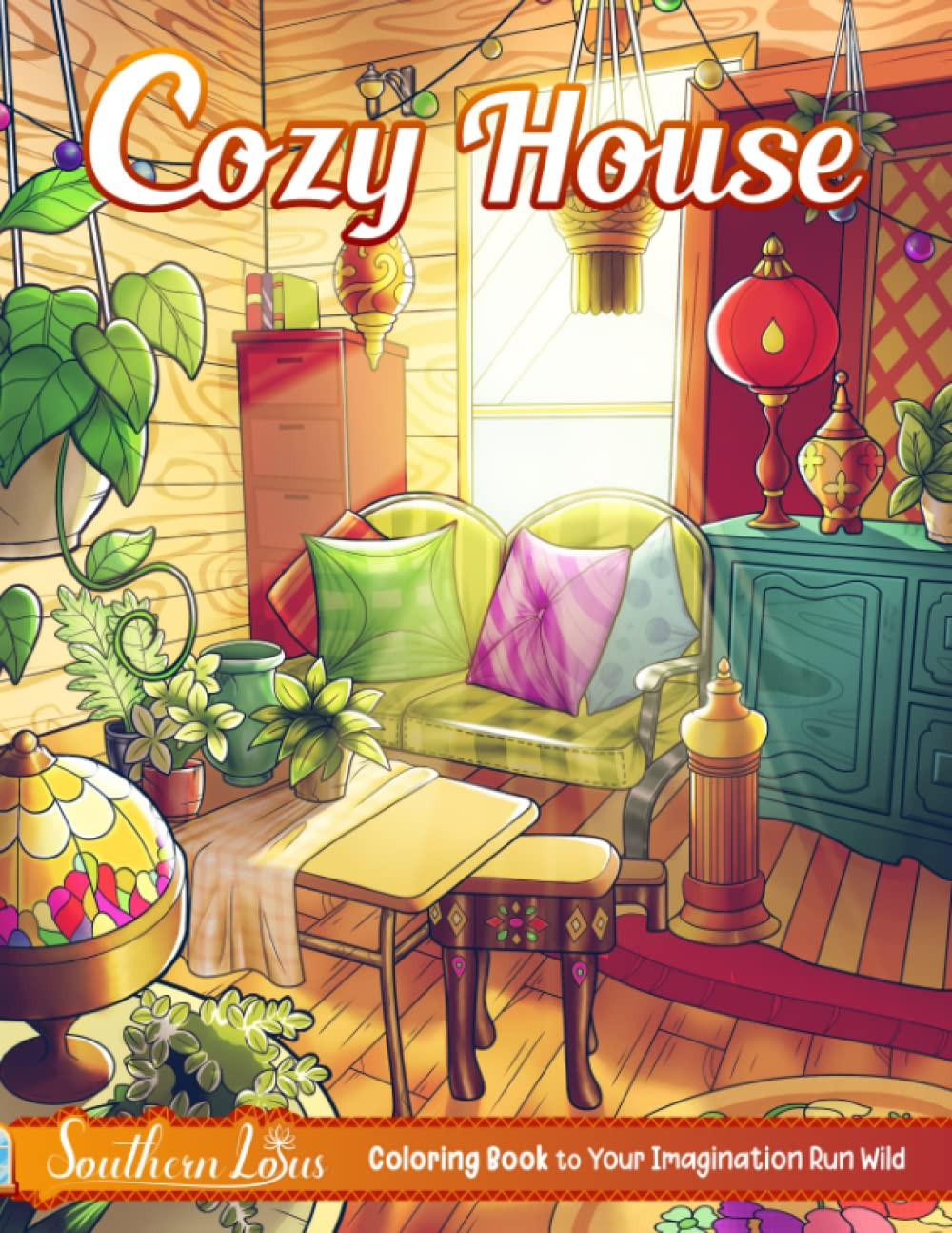 Cozy House Coloring Book, Southern Lotus