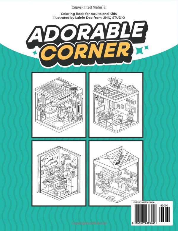 Adorable Corner: Cute Coloring Book, Lainie Dao - Imagem 2