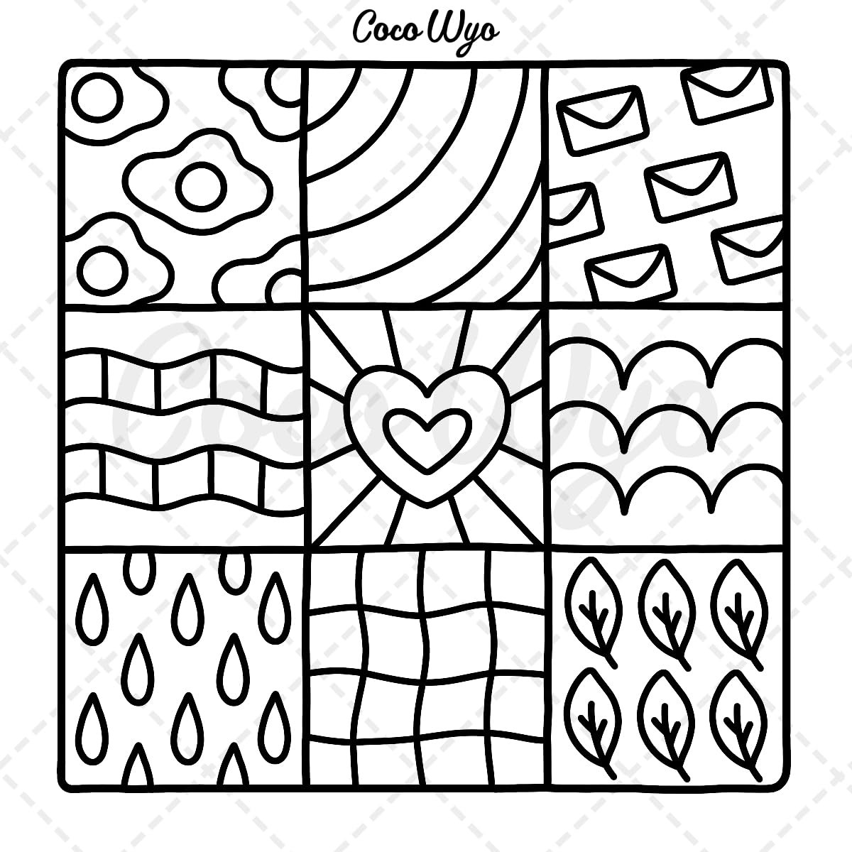 Comfy Patterns: Coloring Book, Coco Wyo - Imagem 3