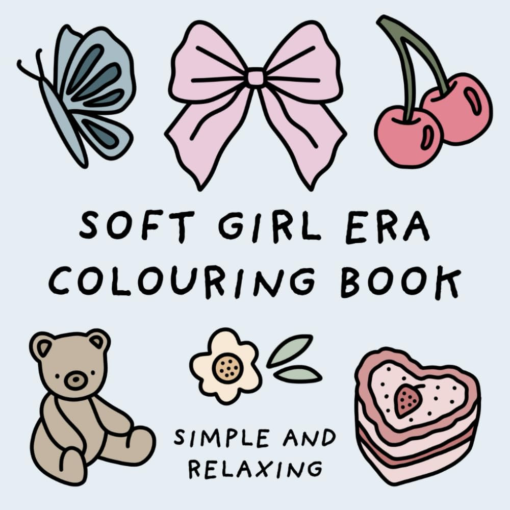 Soft Girl Era Colouring Book, Mary Hart