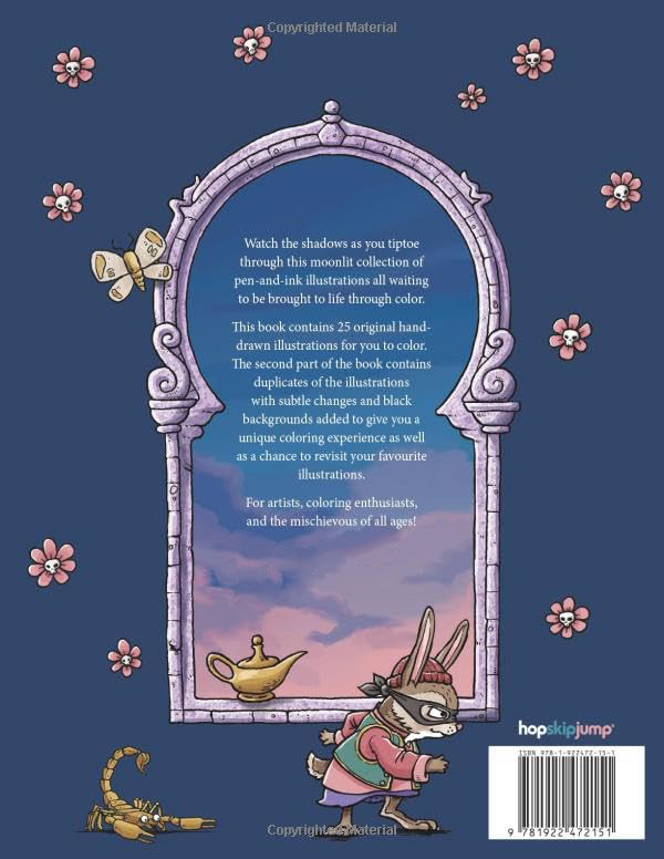 Moonlight Mischief Coloring Book, R.J. Hampson - Imagem 2