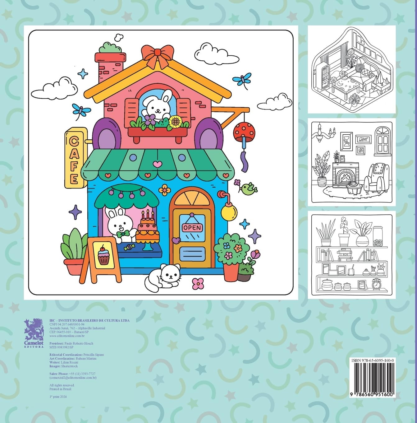 Cute & Comfy Coloring Book for Adults - Bold Easy - Imagem 2