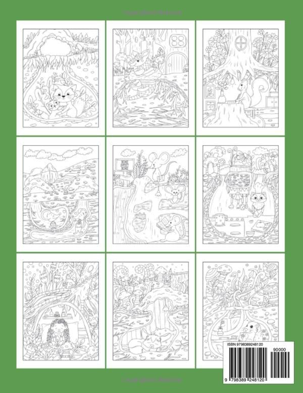 Underground Abodes Coloring Book, Ava Browne - Imagem 2
