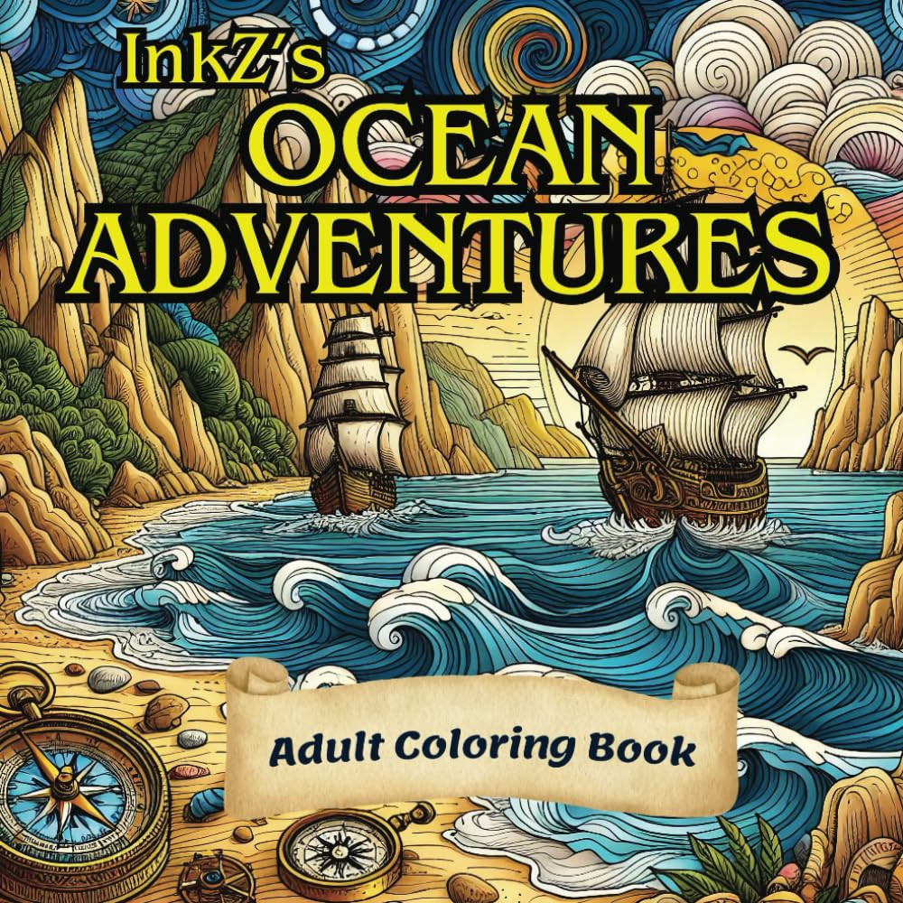 InkZ's Ocean Adventures Coloring Book, InkZ Co