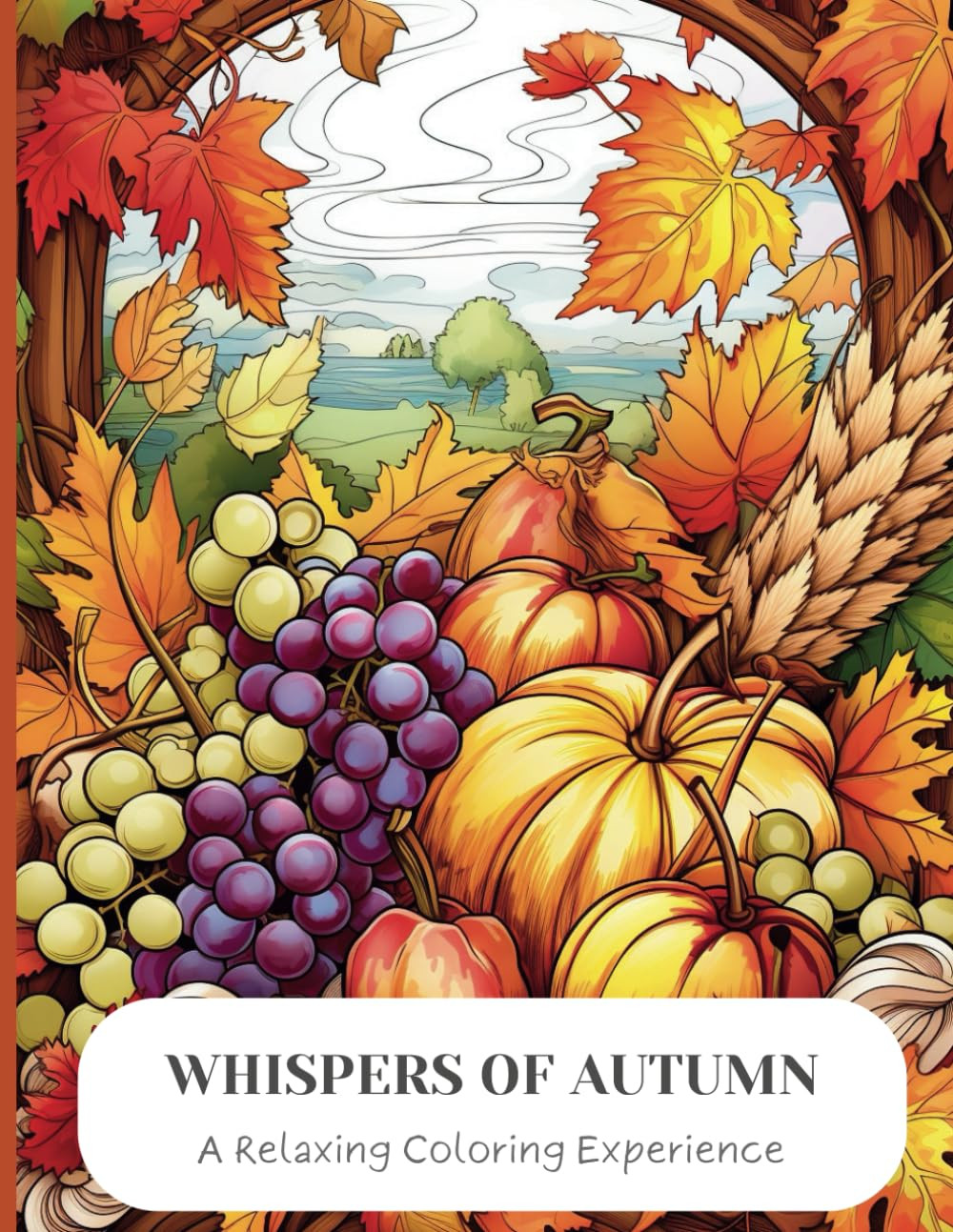 Whispers of Autumn Coloring Book, Enchanting Escapes