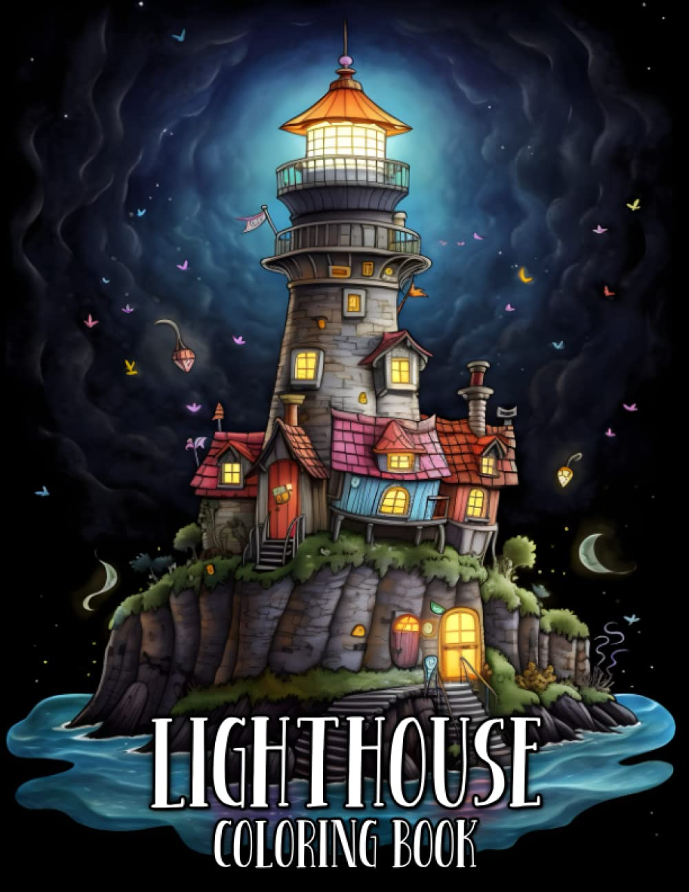 Lighthouse Coloring Book, Tony Clark