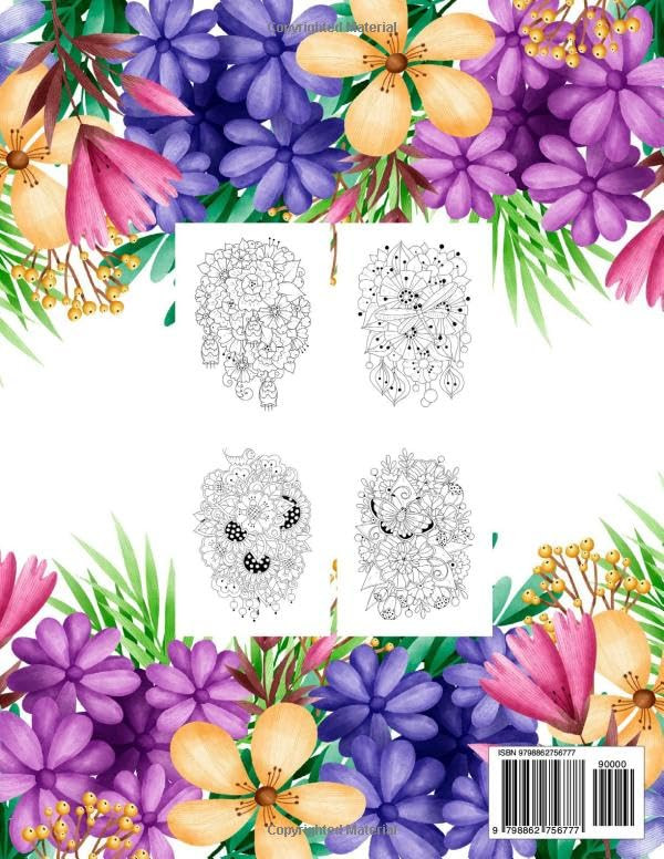 Flowers and Florals Coloring, Shahar Mor - Imagem 2