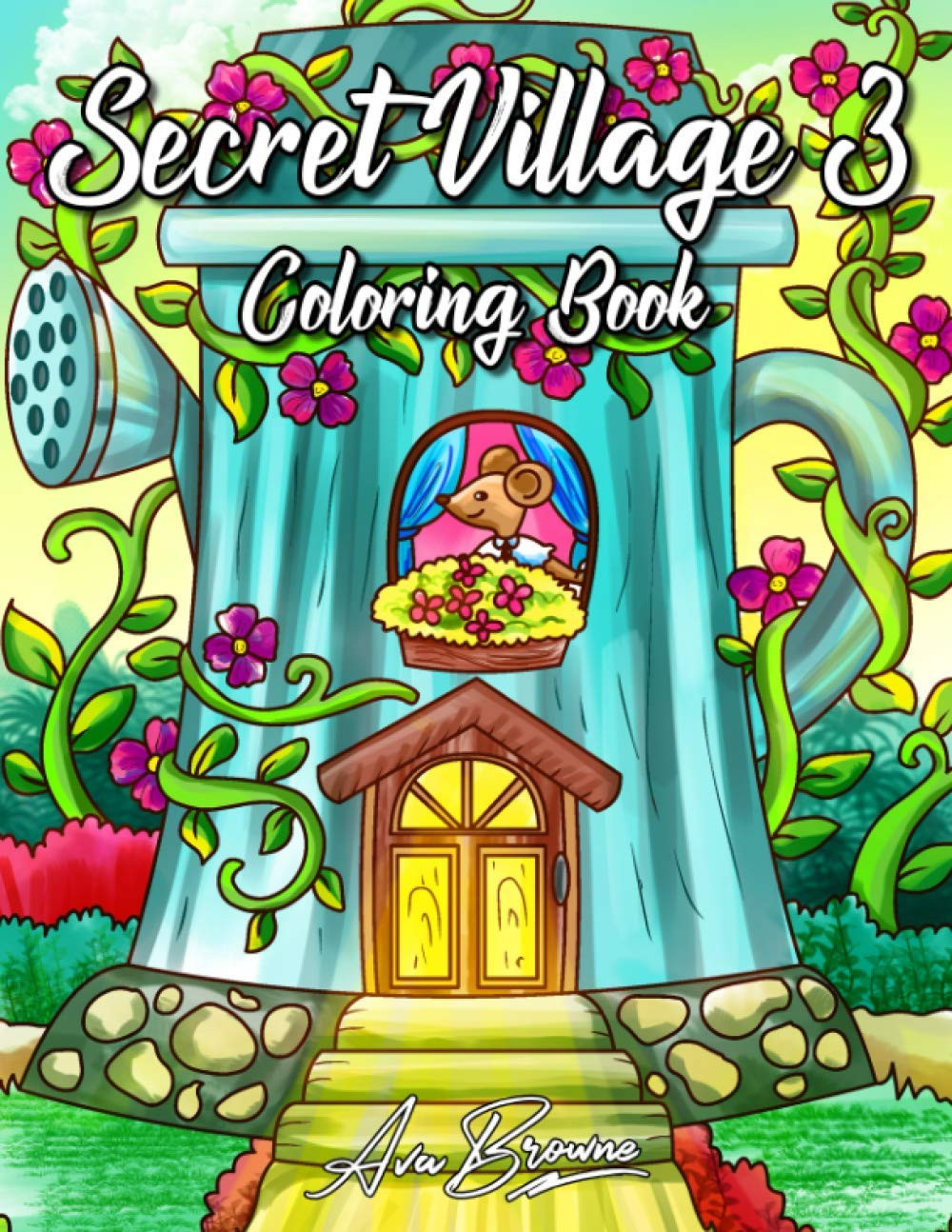 Secret Village Coloring Book 3