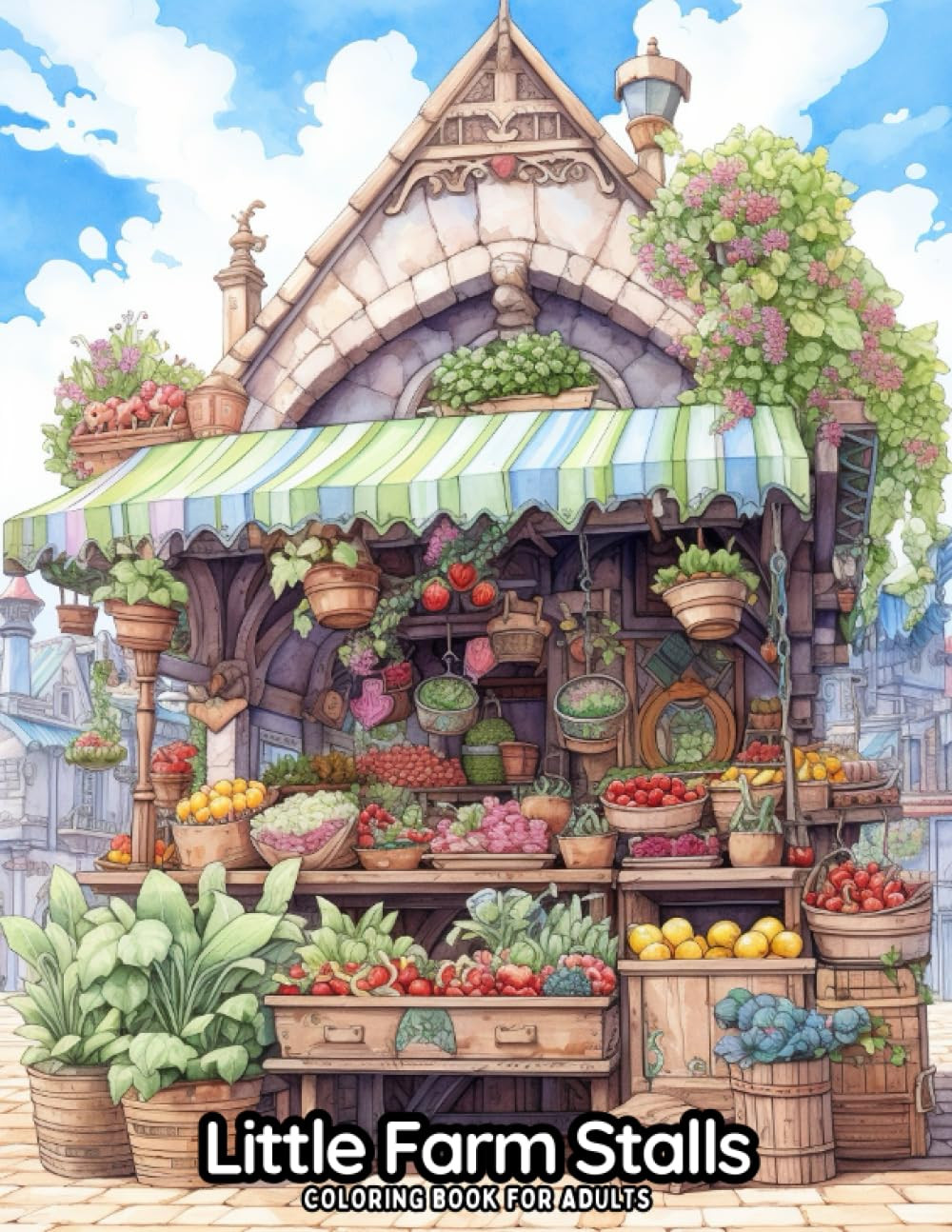 Little Farm Stalls: Coloring Book , Lolita Diamond