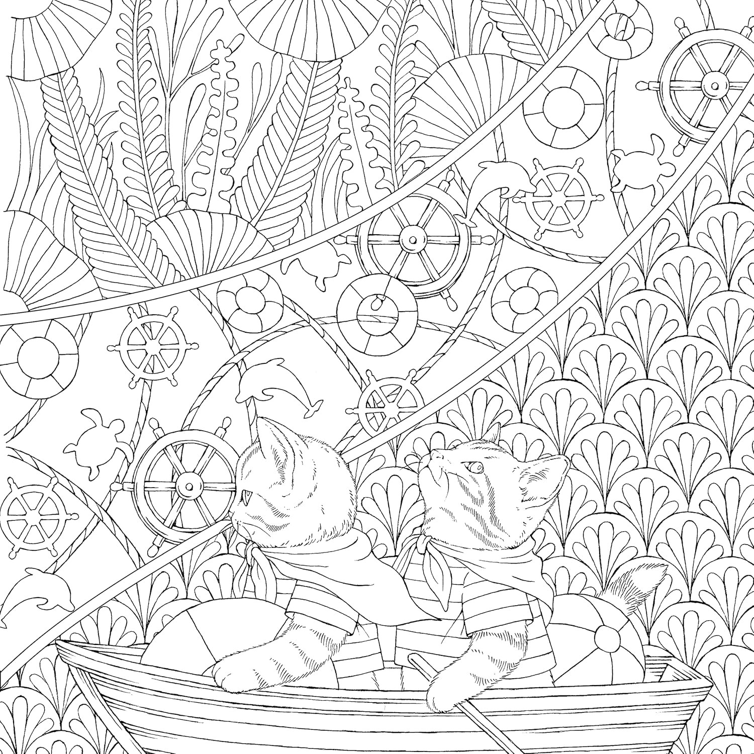 Symphony of Cute Animals Coloring Book - Kanoko Egusa - Imagem 5