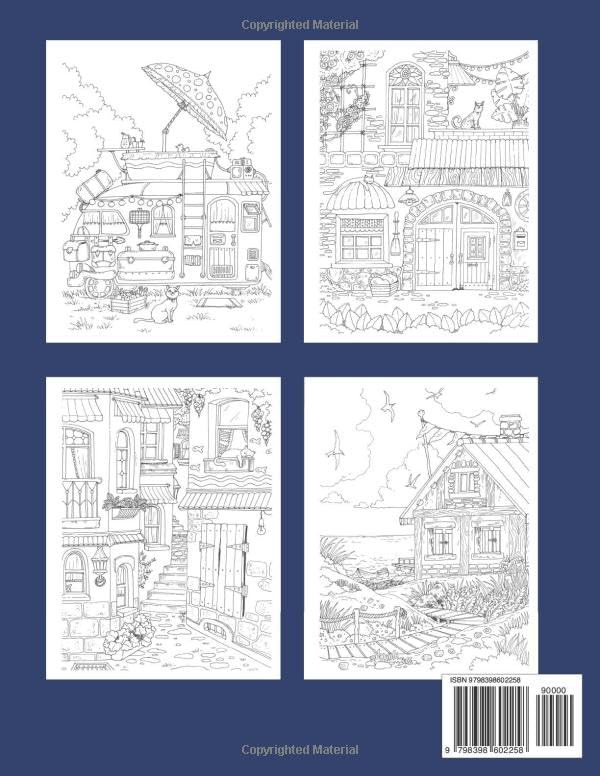 Nice Little Town 14 Coloring Book, Tatiana Bogema - Imagem 2