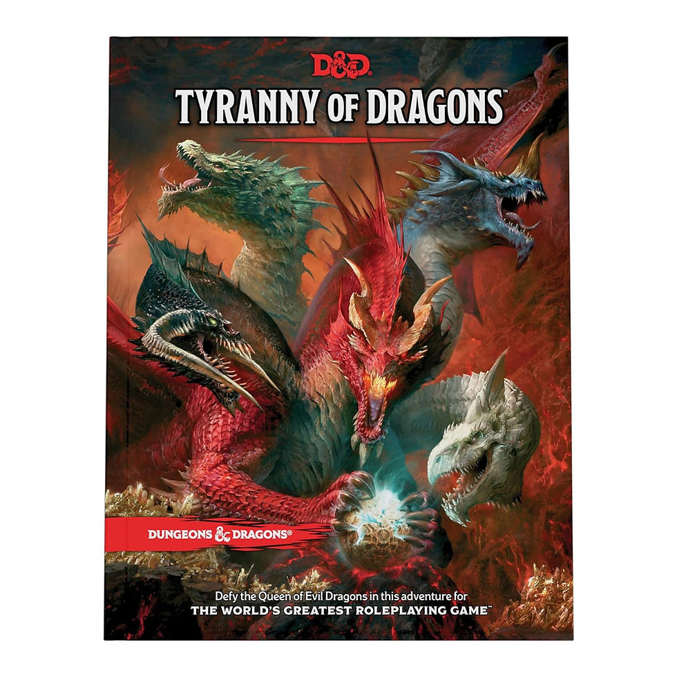 Capa do livro Tyranny of Dragons