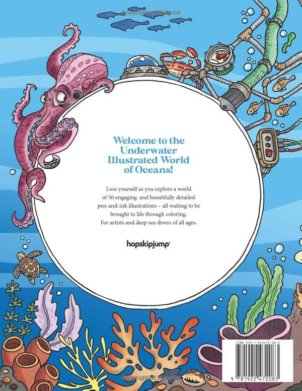 Oceans Coloring Book, R.J. Hampson - Imagem 2