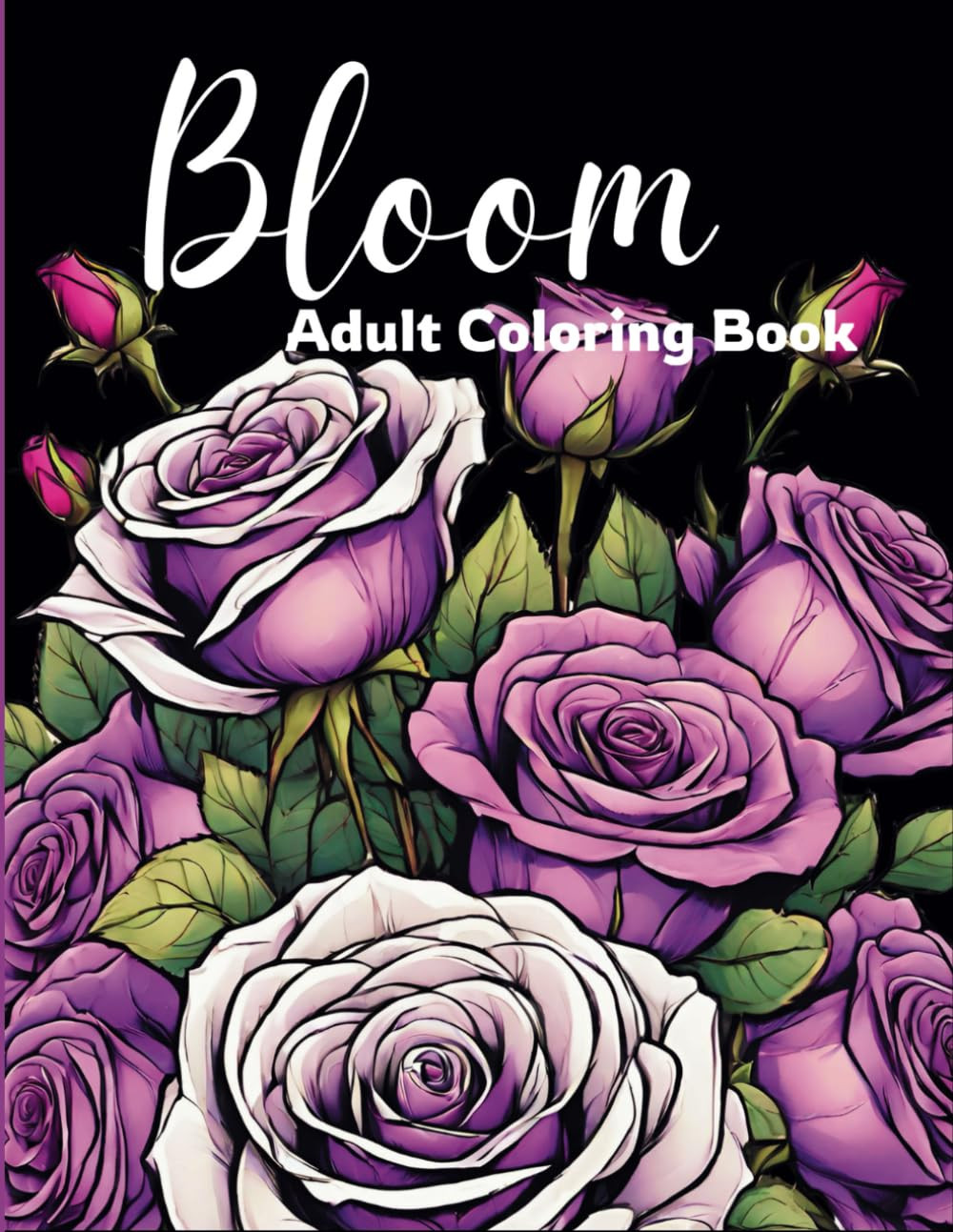 Bloom Adult Coloring Book, Karriette West