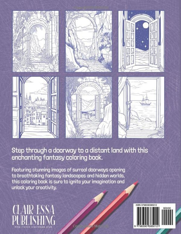 Doorways to Distant Lands: A Surreal Coloring Book, Clair Essa - Imagem 2