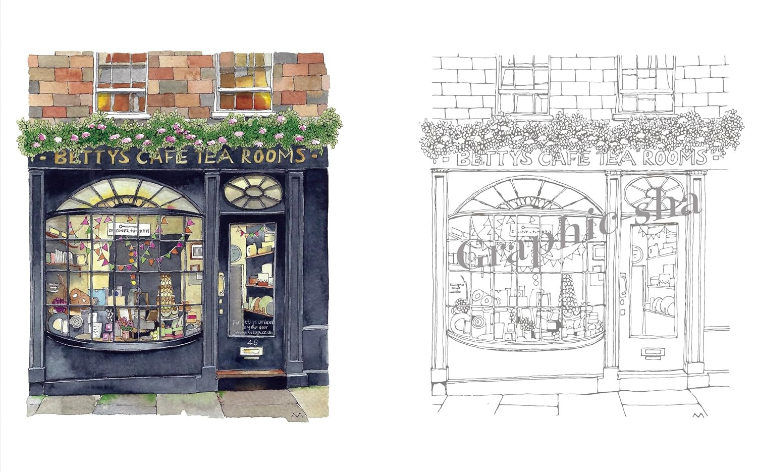 Street Corners of the World Coloring Book - Imagem 3