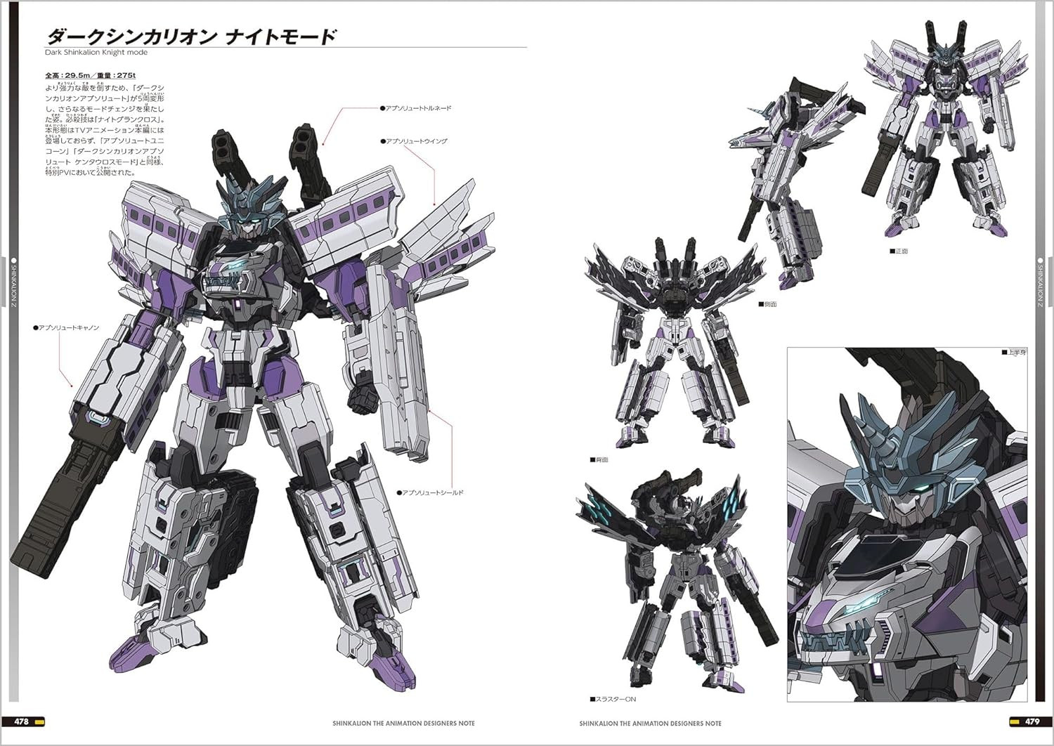 Shinkansen Henkei Robo Shinkalion Designers Note - Imagem 3