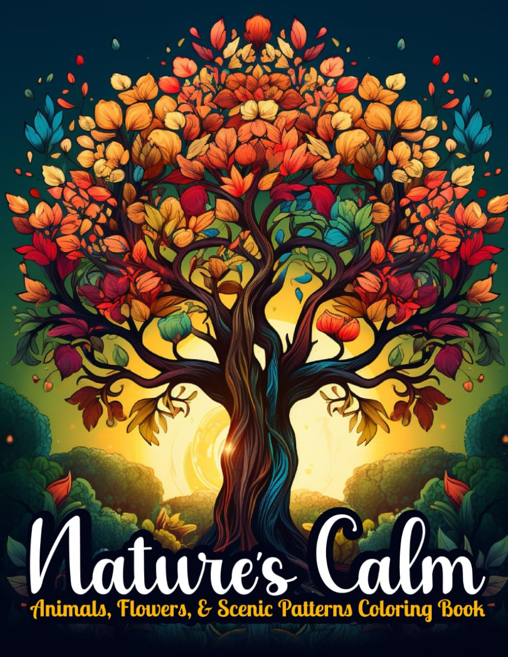 Nature's Calm Coloring Book, Hawkins