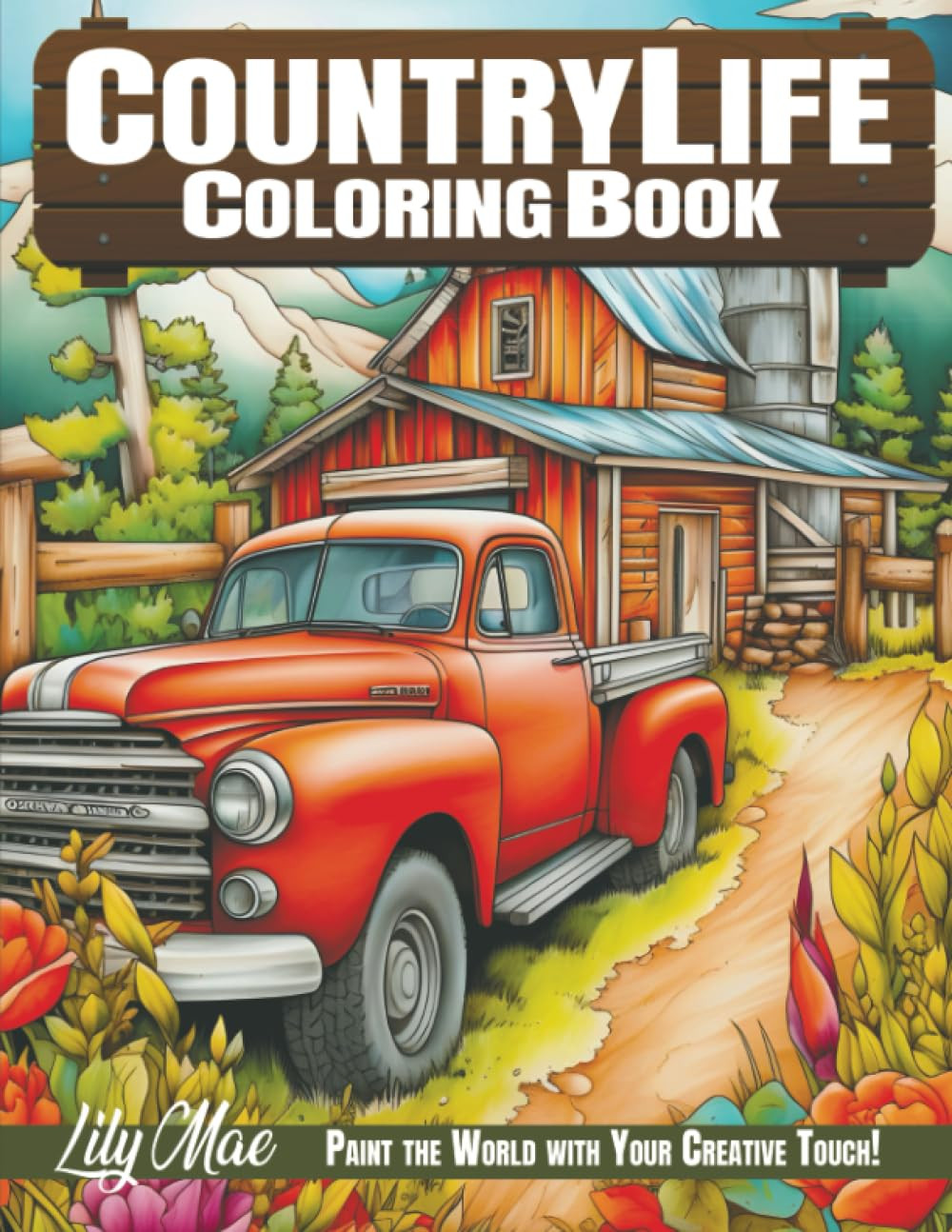 Country Life Coloring Book, Lily Mae