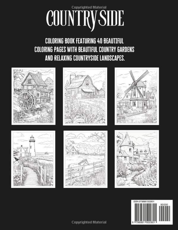 Countryside Coloring Book - Imagem 2
