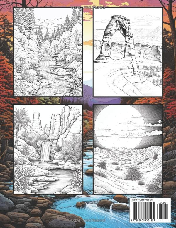 National Parks Coloring Book, Burton Frederick - Imagem 2