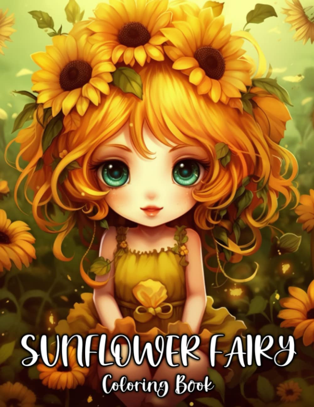 Sunflower Fairy Coloring Book, Tony Clark