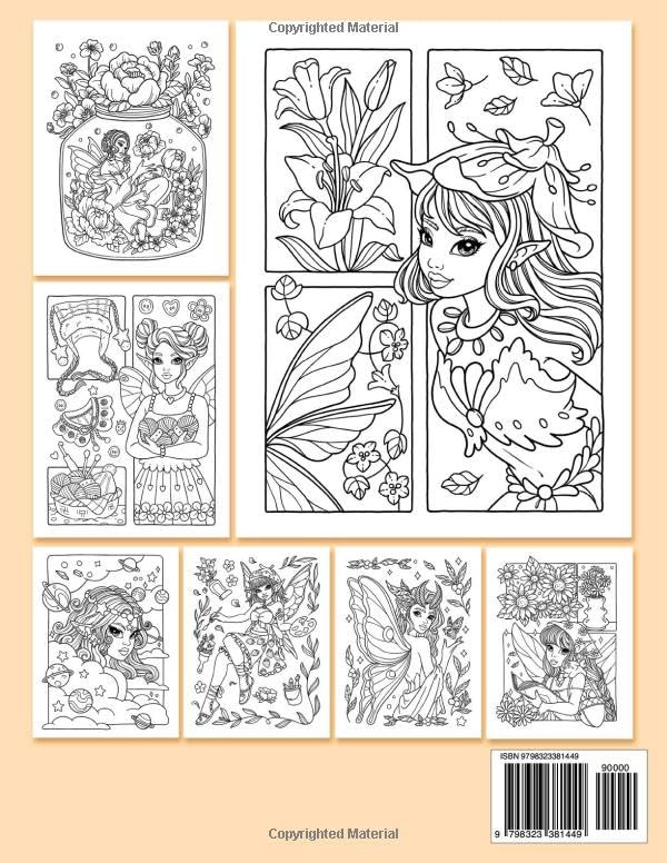 Fairy Beauties: Coloring Book, Coco Wyo - Imagem 2