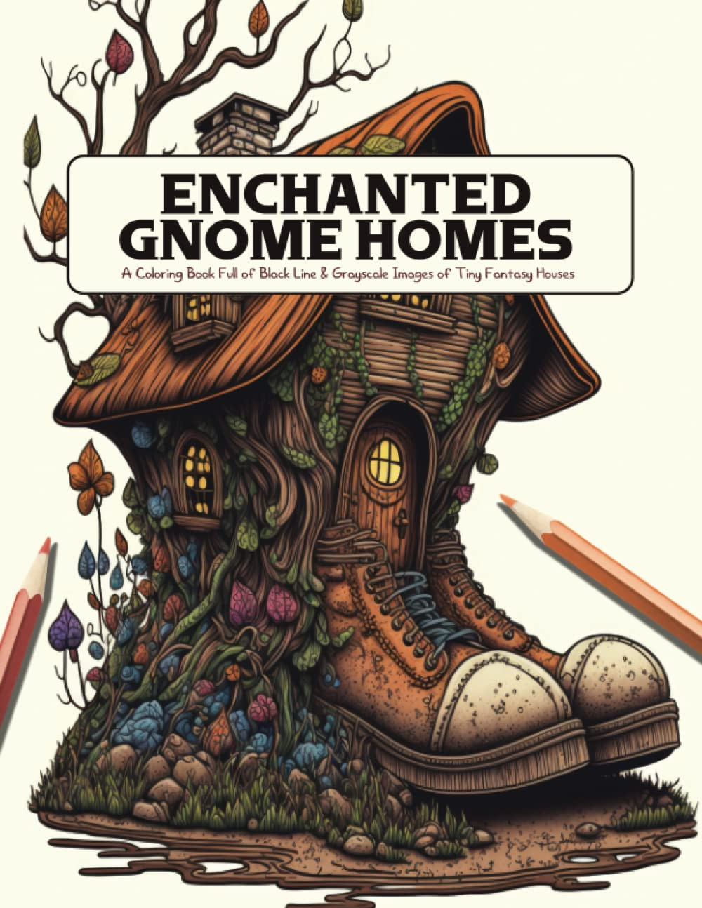 Enchanted Gnome Homes  Coloring Book, Clair Essa