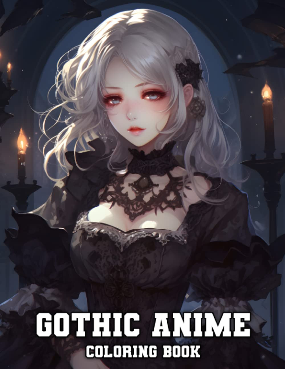 Gothic Anime Coloring Book, Tony Clark