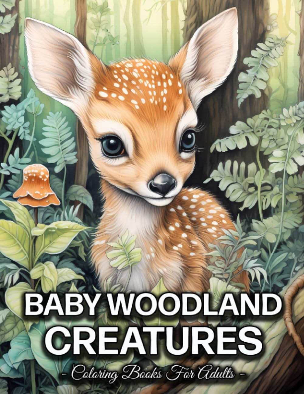 Baby Woodland Creatures Coloring Book, Sandra Mangum
