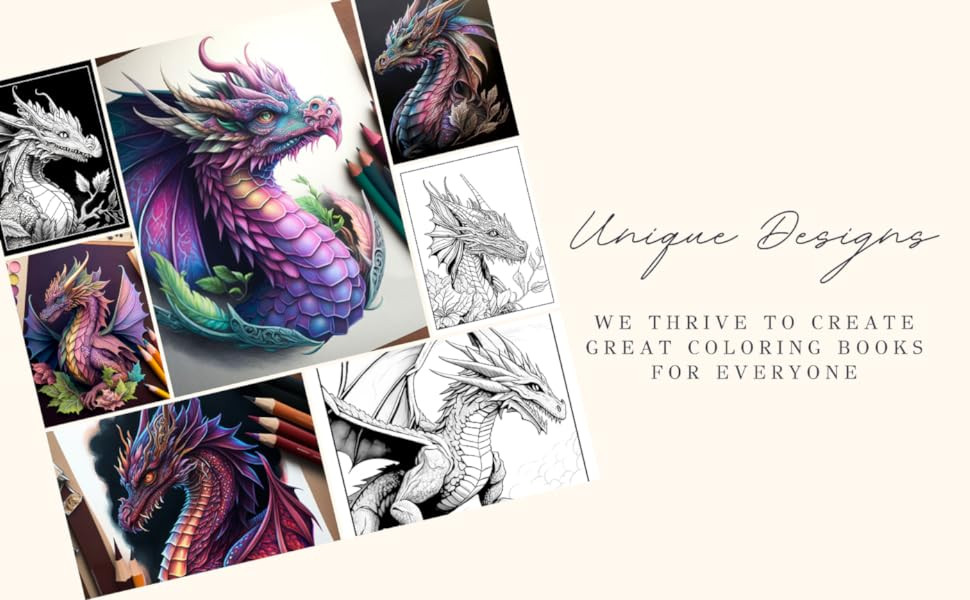 Mythical Dragon Coloring Book, We Color - Imagem 2