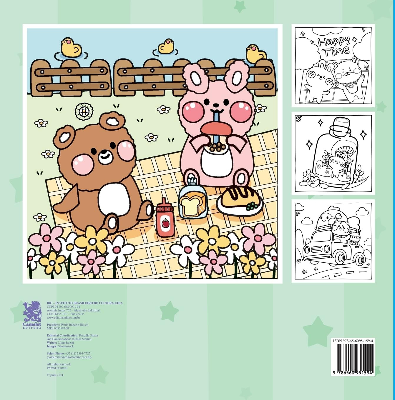 Cute & Comfy Coloring Book for Adults - Bold Easy - Imagem 2