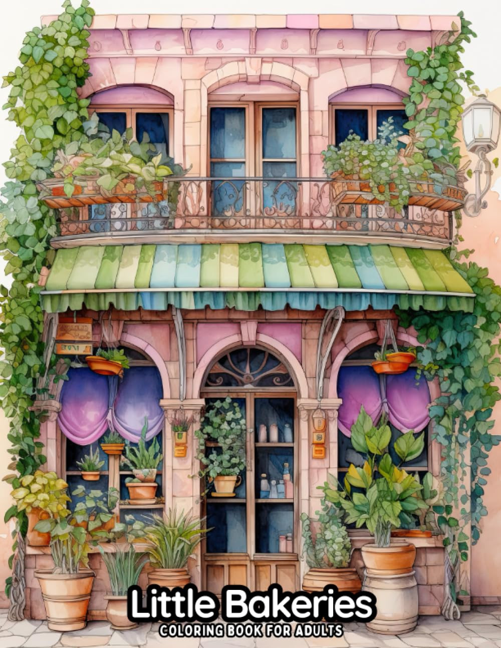 Little Bakeries: Coloring Book