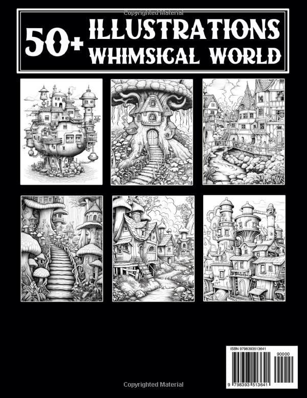 Whimsical World Coloring Book, Gloria Webber - Imagem 2