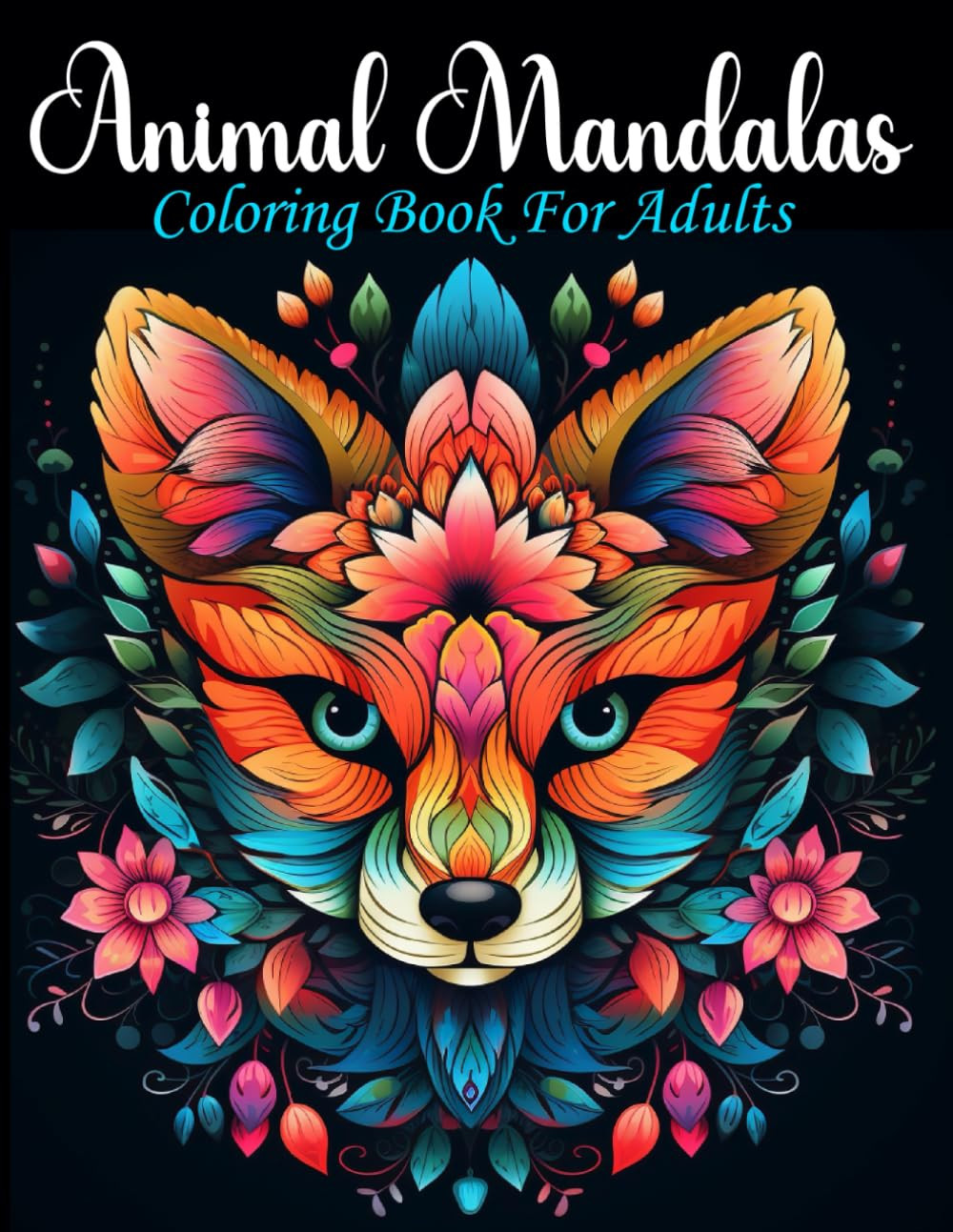 Animal Mandalas: Coloring Book For Adults, Hawkins