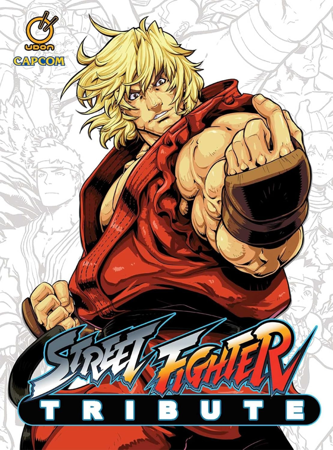 Capa do livro Street Fighter Tribute (Capcom Tribute Artbook)